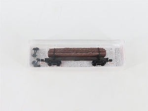 N Scale Micro-Trains MTL 113020 40' Skeleton Log Car w/ Log Load