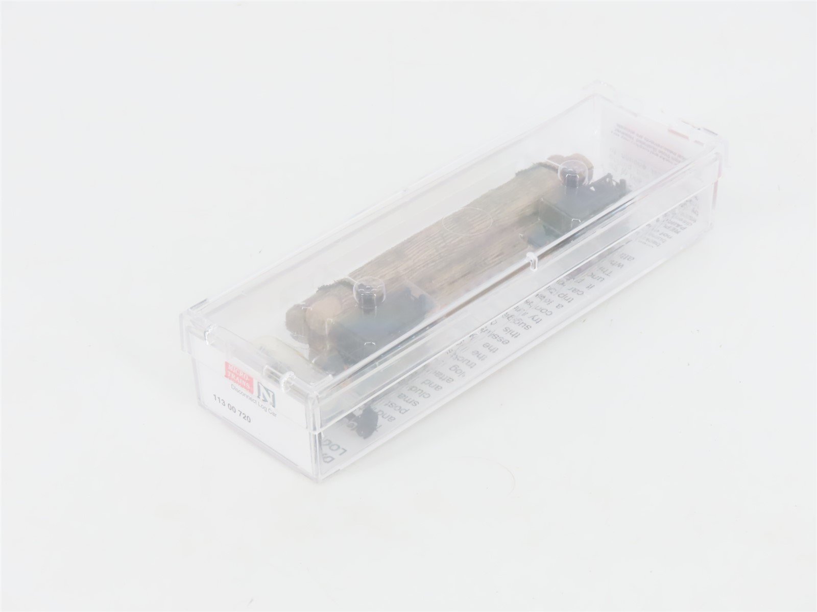 N Scale Micro-Trains MTL 11300720 Disconnect Log Car w/ Log Load