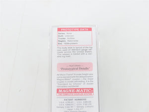 N Scale Micro-Trains MTL 11400050 40' Modern Log Car w/ Uprights & Log Load