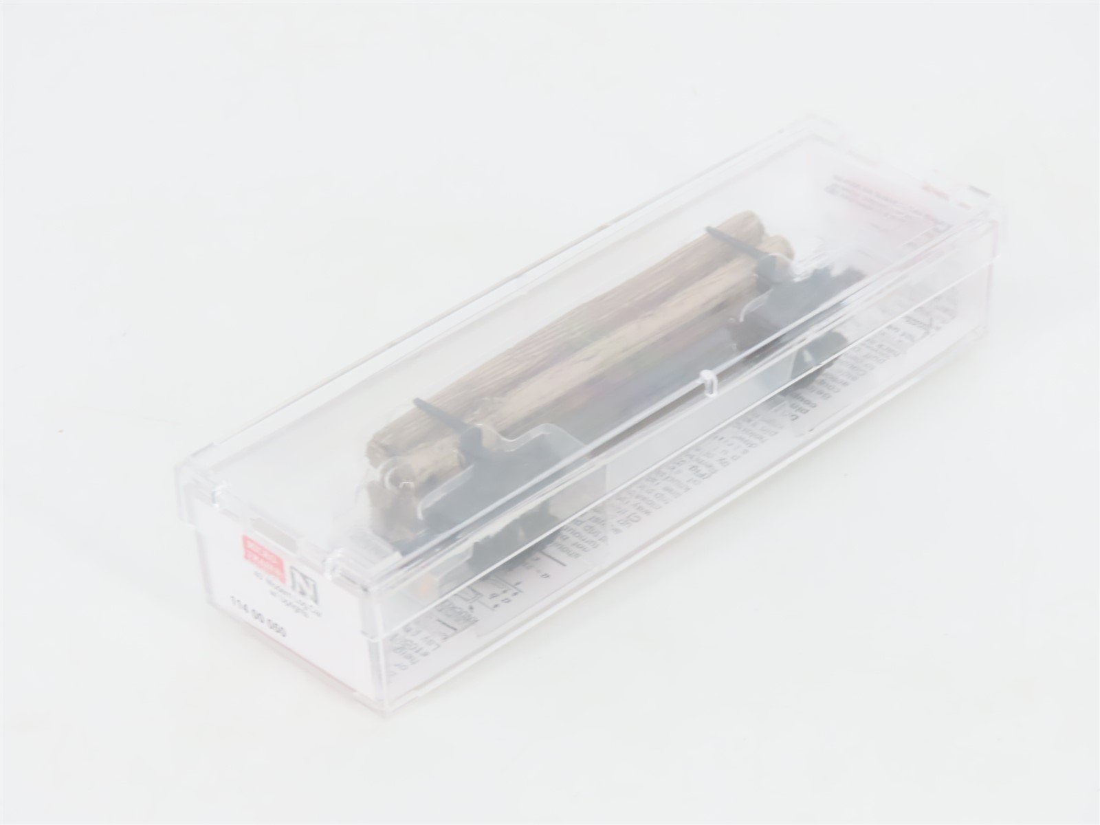 N Scale Micro-Trains MTL 11400050 40' Modern Log Car w/ Uprights & Log Load