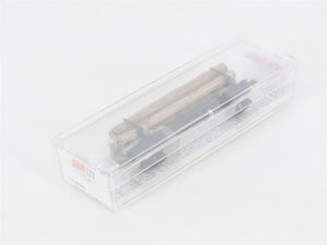 N Scale Micro-Trains MTL 11400050 40' Modern Log Car w/ Uprights & Log Load