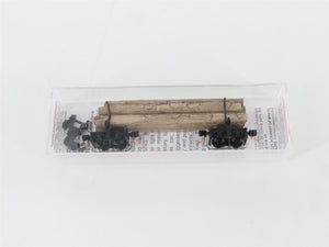 N Scale Micro-Trains MTL 11300710 Disconnect Log Car w/ Logs
