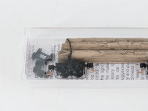 N Scale Micro-Trains MTL 11300710 Disconnect Log Car w/ Logs