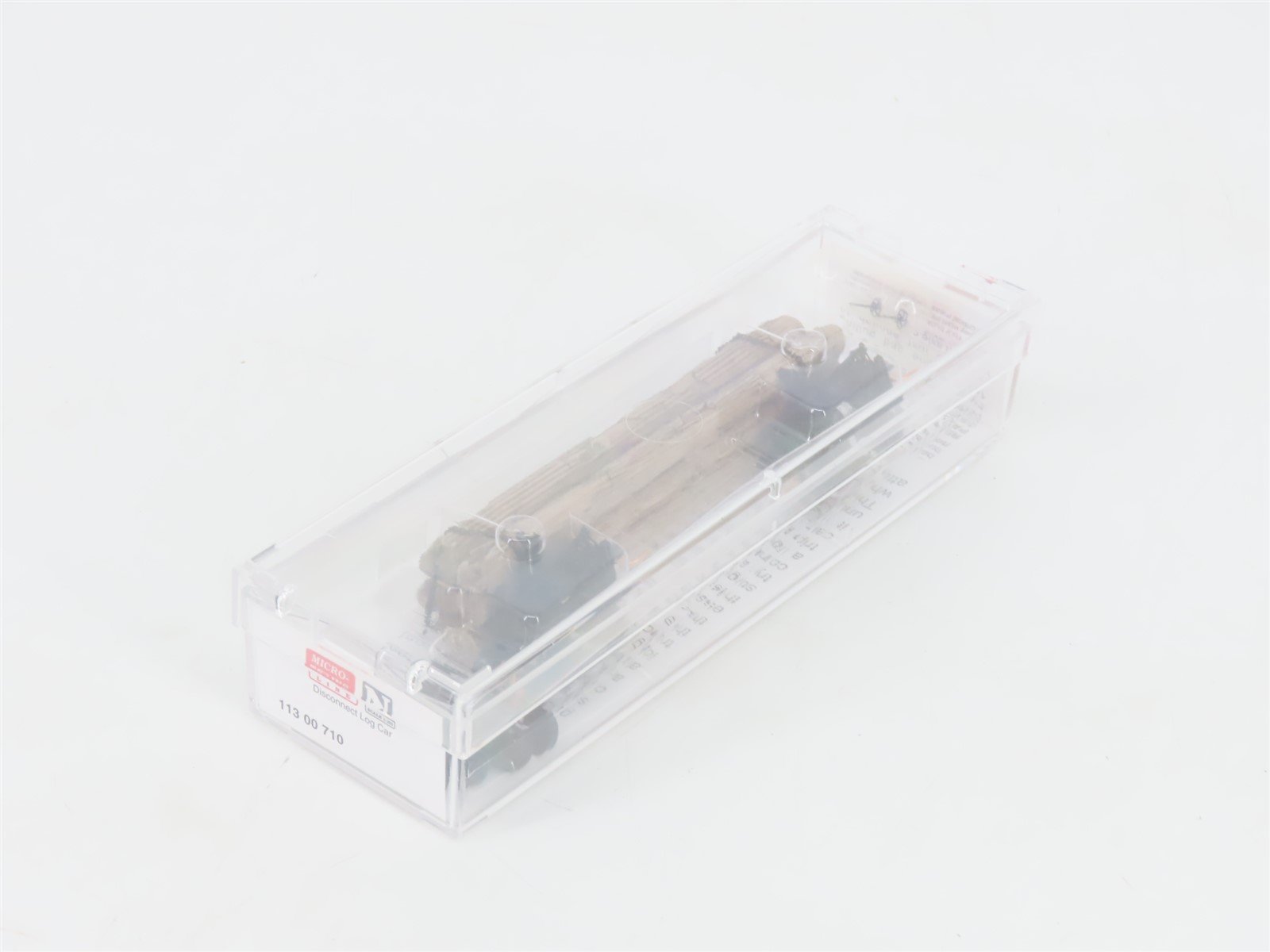 N Scale Micro-Trains MTL 11300710 Disconnect Log Car w/ Logs