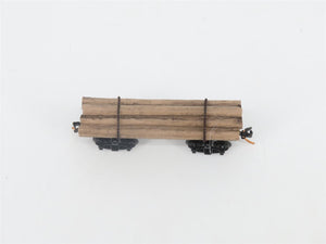 N Scale Micro-Trains MTL 11300530 30' Skeleton Log Car w/ Log Load