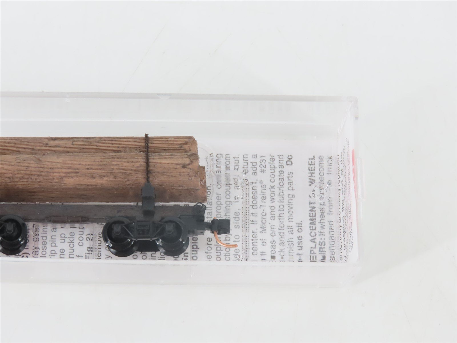N Scale Micro-Trains MTL 113520 30' Skeleton Log Car w/ Log Load