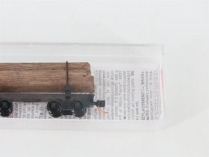 N Scale Micro-Trains MTL 113520 30' Skeleton Log Car w/ Log Load