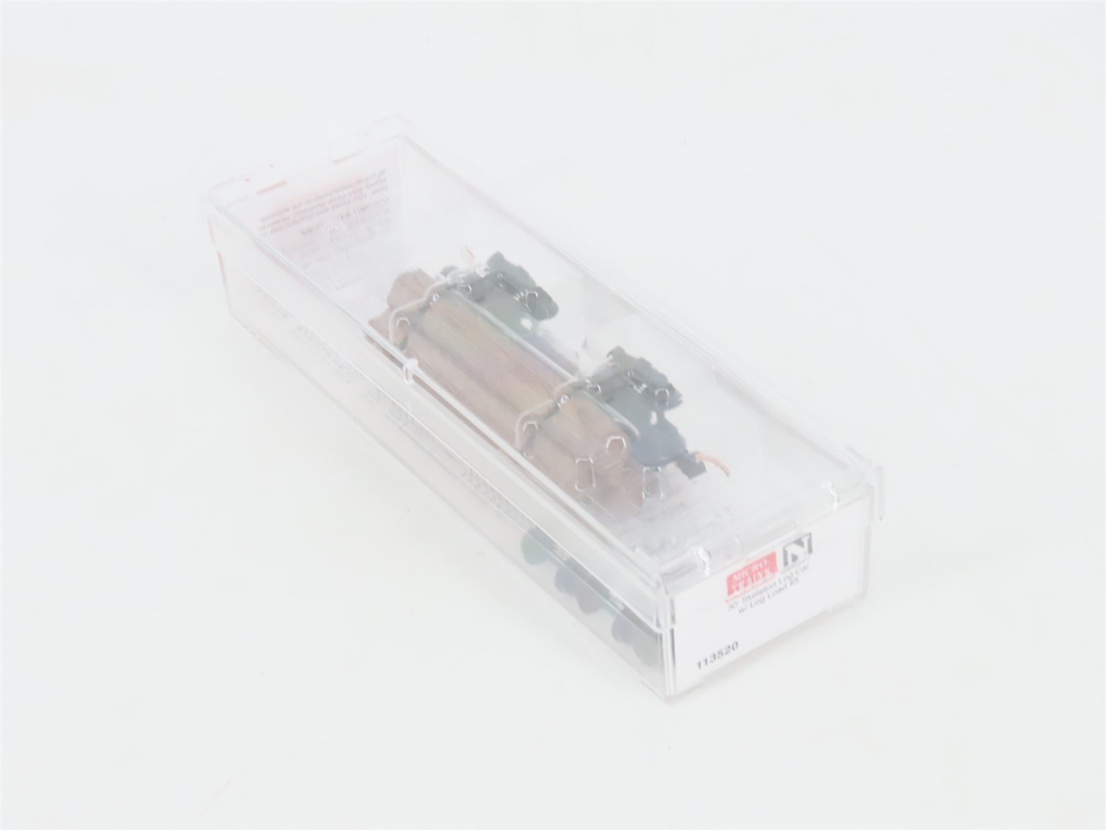 N Scale Micro-Trains MTL 113520 30' Skeleton Log Car w/ Log Load