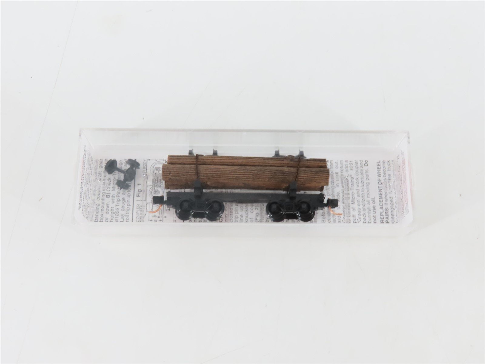 N Scale Micro-Trains MTL 113510 30' Skeleton Log Car w/ Log Load