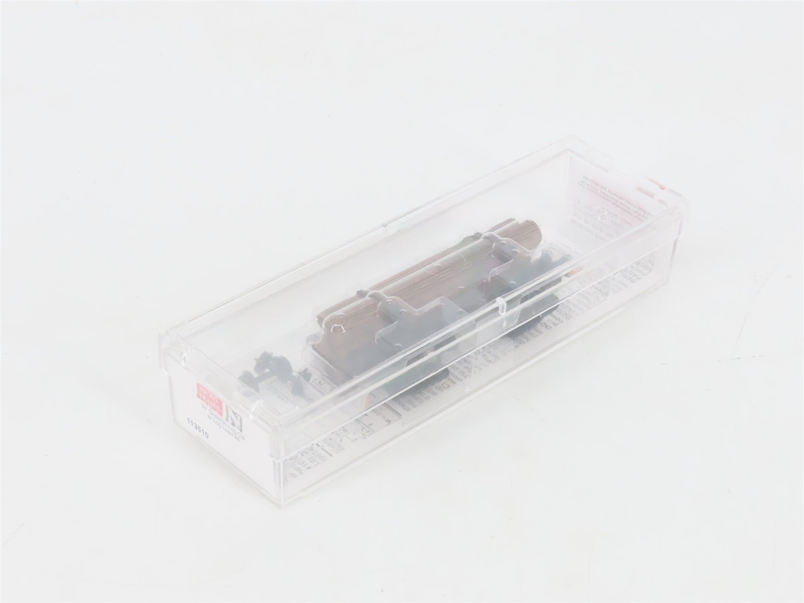 N Scale Micro-Trains MTL 113510 30' Skeleton Log Car w/ Log Load