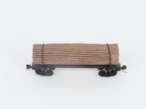 N Scale Micro-Trains MTL 113030 40' Skeleton Log Car w/ Log Load