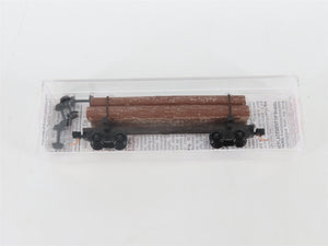 N Scale Micro-Trains MTL 113010 40' Skeleton Log Car w/ Log Load
