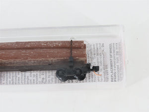 N Scale Micro-Trains MTL 113010 40' Skeleton Log Car w/ Log Load
