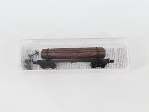 N Scale Micro-Trains MTL 113020 40' Skeleton Log Car w/ Log Load