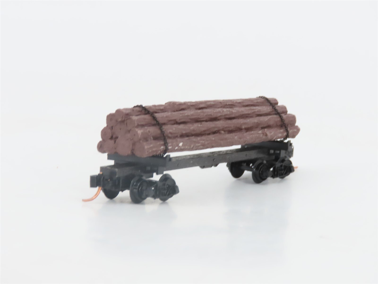 N Scale Micro-Trains MTL 113020 40' Skeleton Log Car w/ Log Load