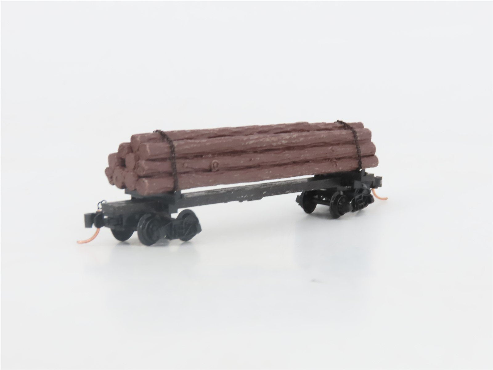 N Scale Micro-Trains MTL 113020 40' Skeleton Log Car w/ Log Load