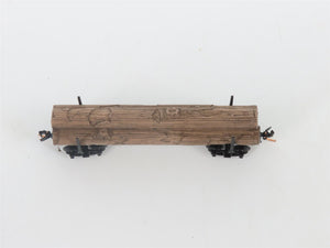 N Scale Micro-Trains MTL 11400040 40' Modern Log Car w/ Uprights & Log Load