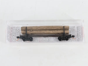 N Scale Micro-Trains MTL 11400050 40' Modern Log Car w/ Uprights & Log Load