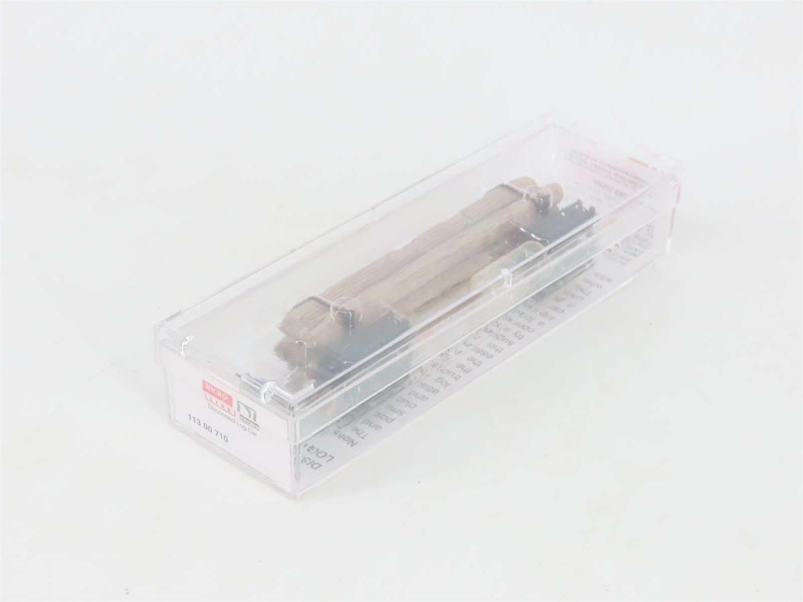 N Scale Micro-Trains MTL 11300710 Disconnect Log Car w/ Log Load