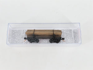 N Scale Micro-Trains MTL 11300530 30' Skeleton Log Car w/ Log Load