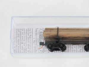 N Scale Micro-Trains MTL 11300530 30' Skeleton Log Car w/ Log Load