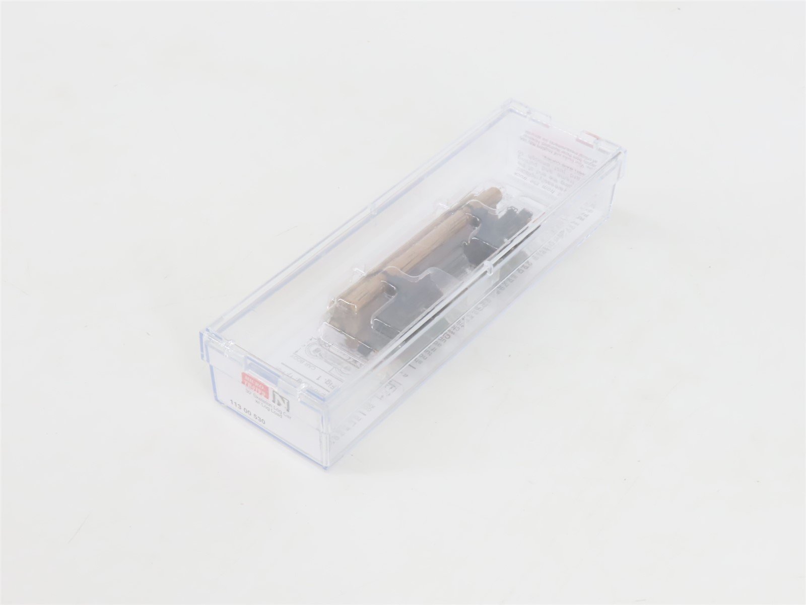 N Scale Micro-Trains MTL 11300530 30' Skeleton Log Car w/ Log Load