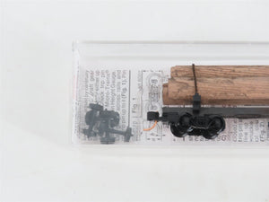 N Scale Micro-Trains MTL 113520 30' Skeleton Log Car w/ Log Load