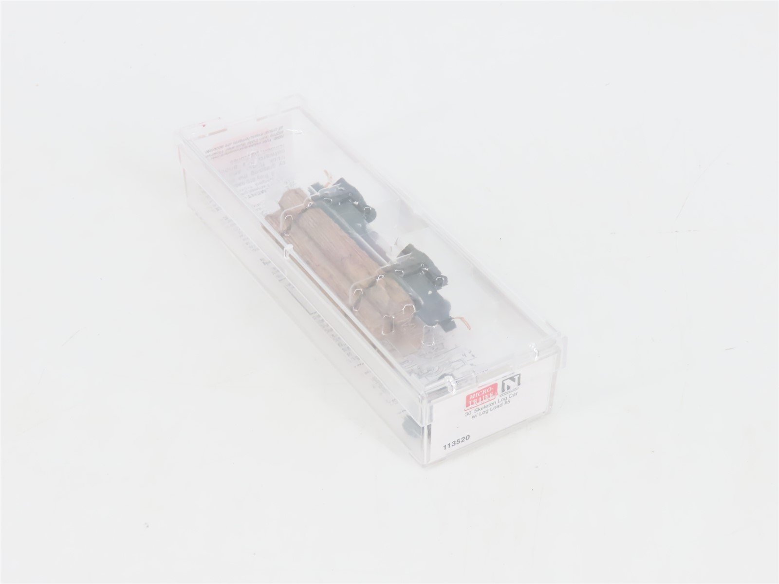 N Scale Micro-Trains MTL 113520 30' Skeleton Log Car w/ Log Load
