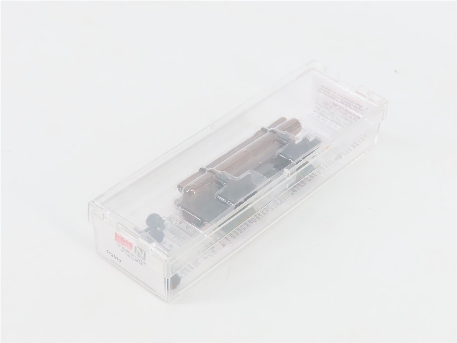 N Scale Micro-Trains MTL 113510 30' Skeleton Log Car w/ Log Load