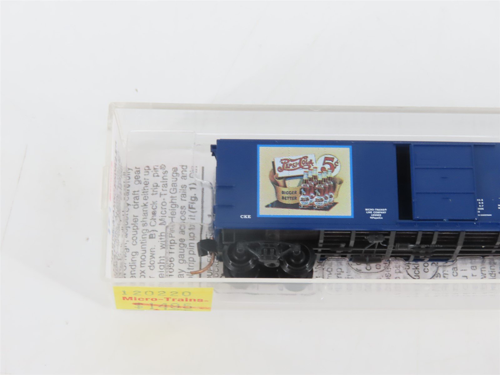 N Scale Micro-Trains MTL 120220 PCMT Pepsi-Cola 40' Steel Box Car #12024