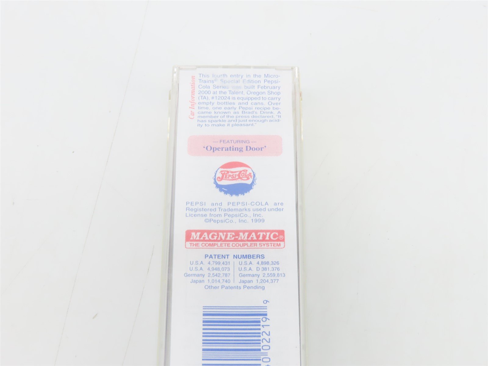 N Scale Micro-Trains MTL 120220 PCMT Pepsi-Cola 40' Steel Box Car #12024