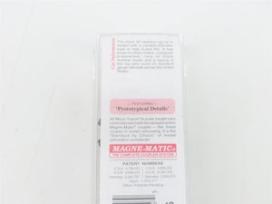 N Scale Micro-Trains MTL 113510 30' Skelton Log Car w/ Log Load