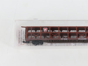 N Micro-Trains MTL 112030.1 KTTX PRR Pennsylvania 89' Open Auto Rack #901496