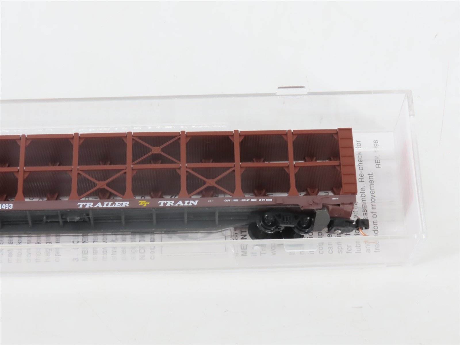 N Scale Micro-Trains MTL 112030.2 KTTX PRR Pennsylvania 89' Auto Rack #901493