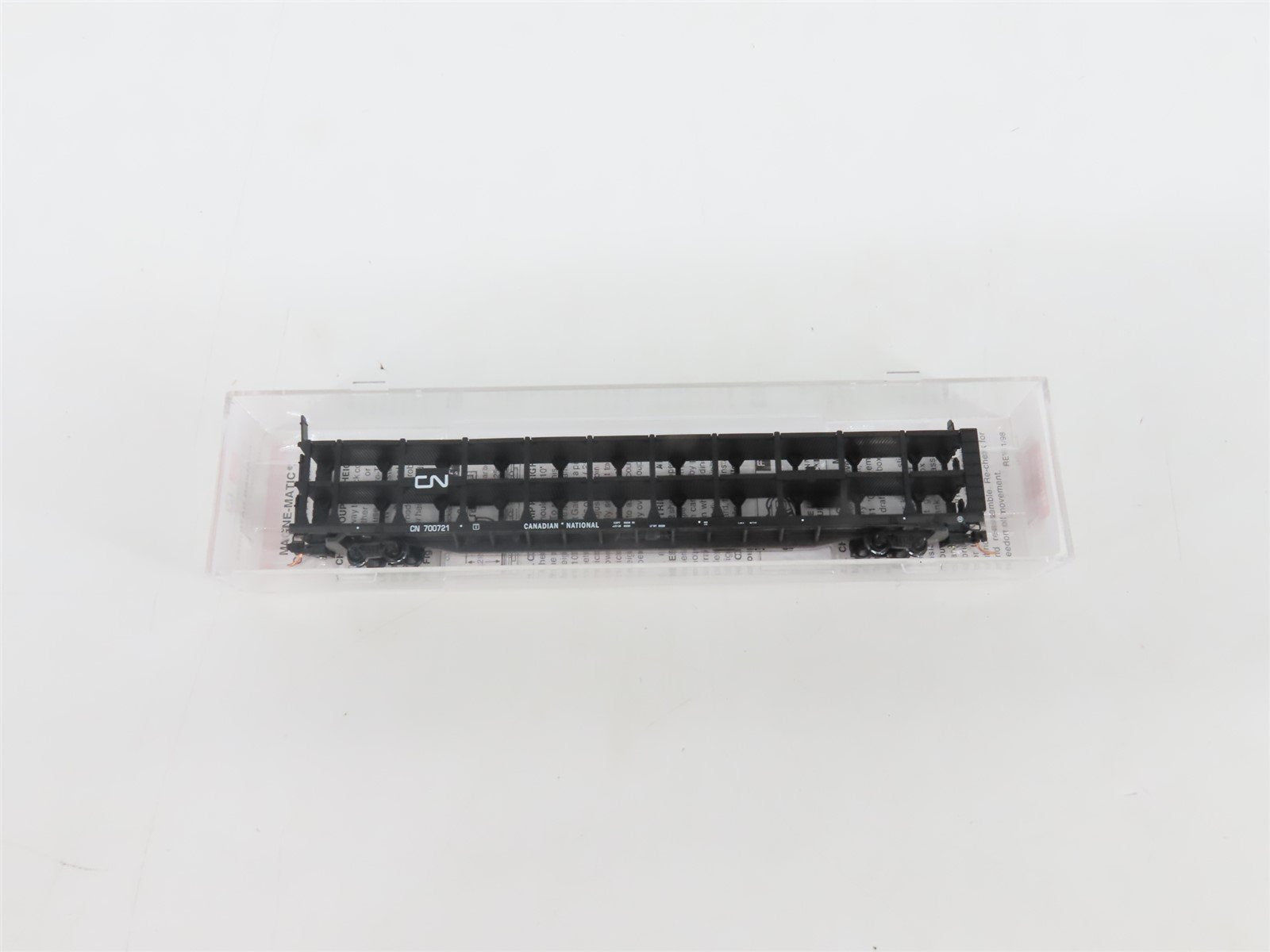 N Scale Micro-Trains MTL 112020 CN Canadian National 89' Open Auto Rack #700721