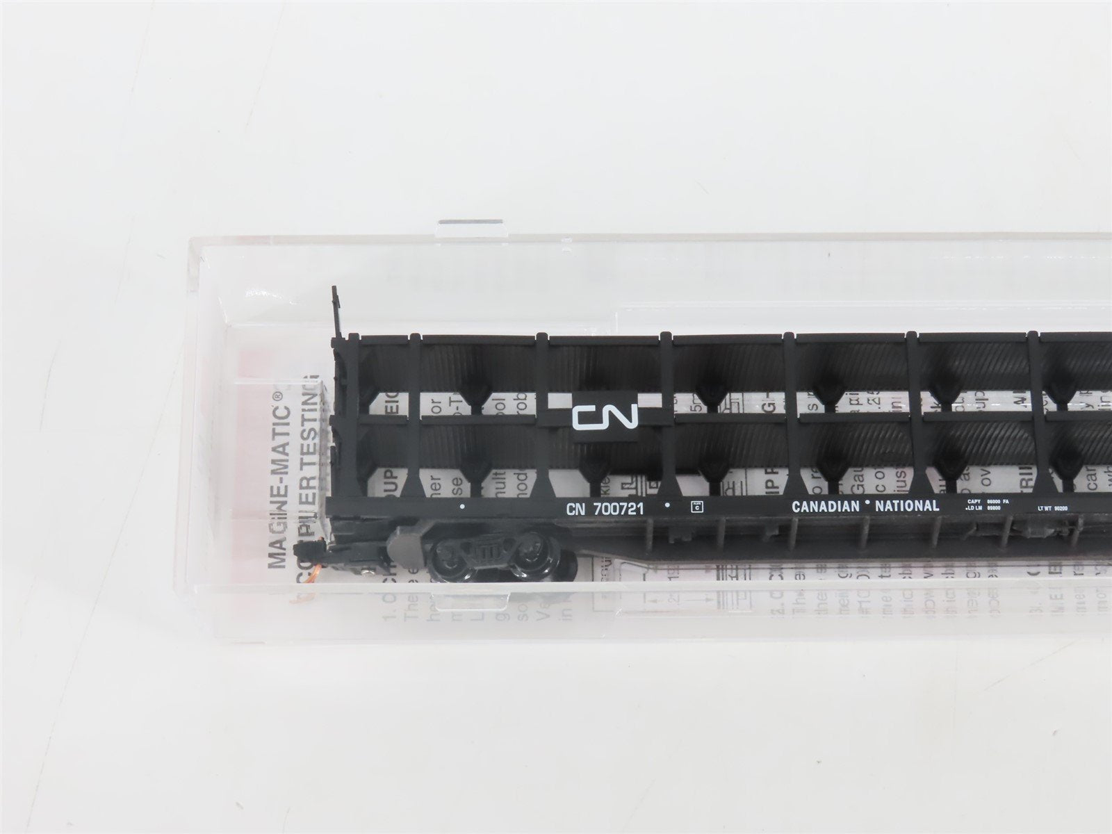 N Scale Micro-Trains MTL 112020 CN Canadian National 89' Open Auto Rack #700721