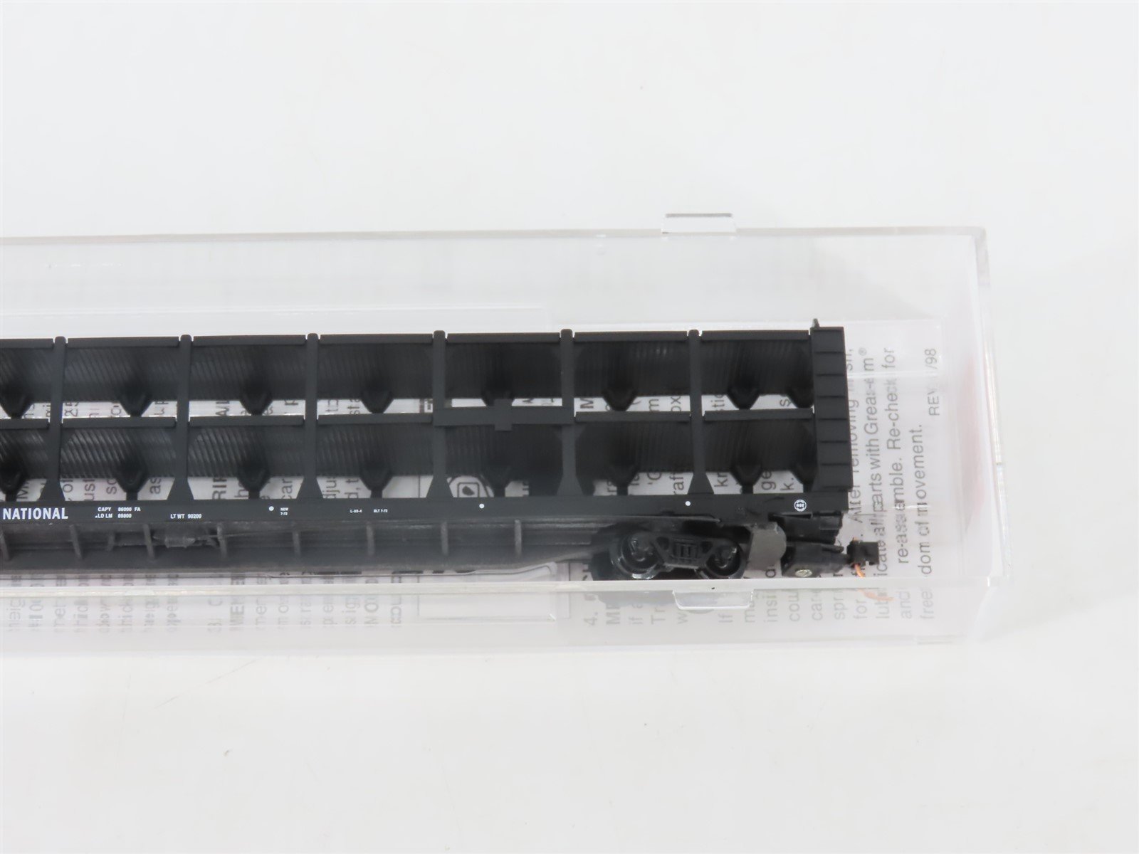 N Scale Micro-Trains MTL 112020 CN Canadian National 89' Open Auto Rack #700721