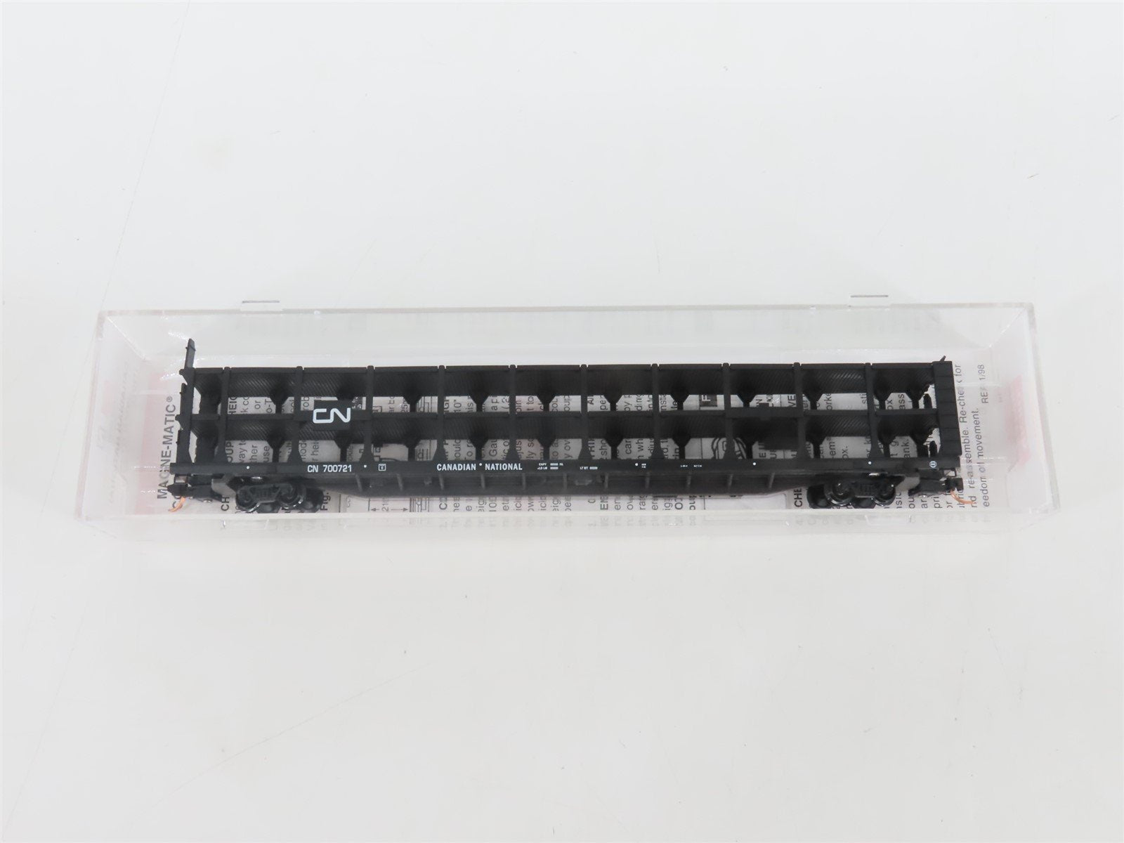 N Scale Micro-Trains MTL 112020 CN Canadian National 89' Open Auto Rack #700721
