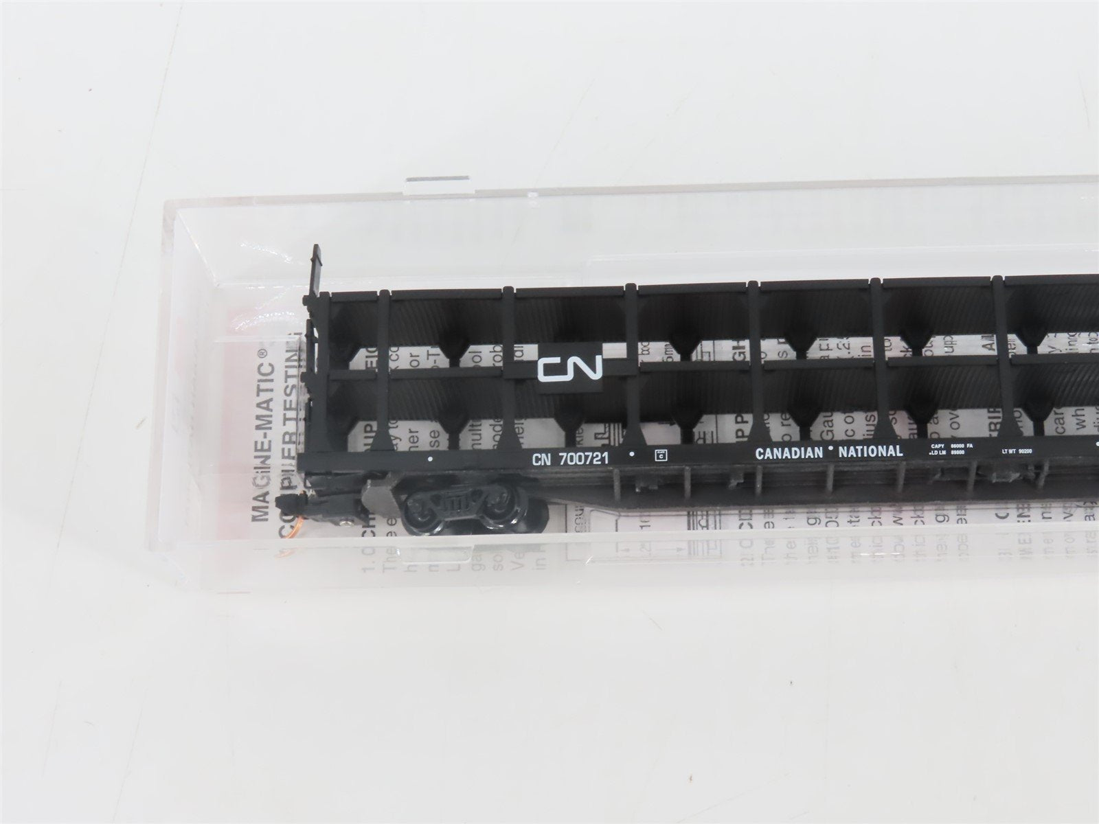 N Scale Micro-Trains MTL 112020 CN Canadian National 89' Open Auto Rack #700721