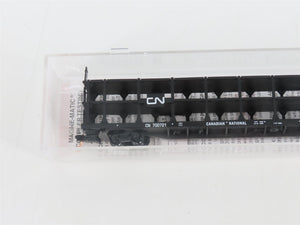 N Scale Micro-Trains MTL 112020 CN Canadian National 89' Open Auto Rack #700721