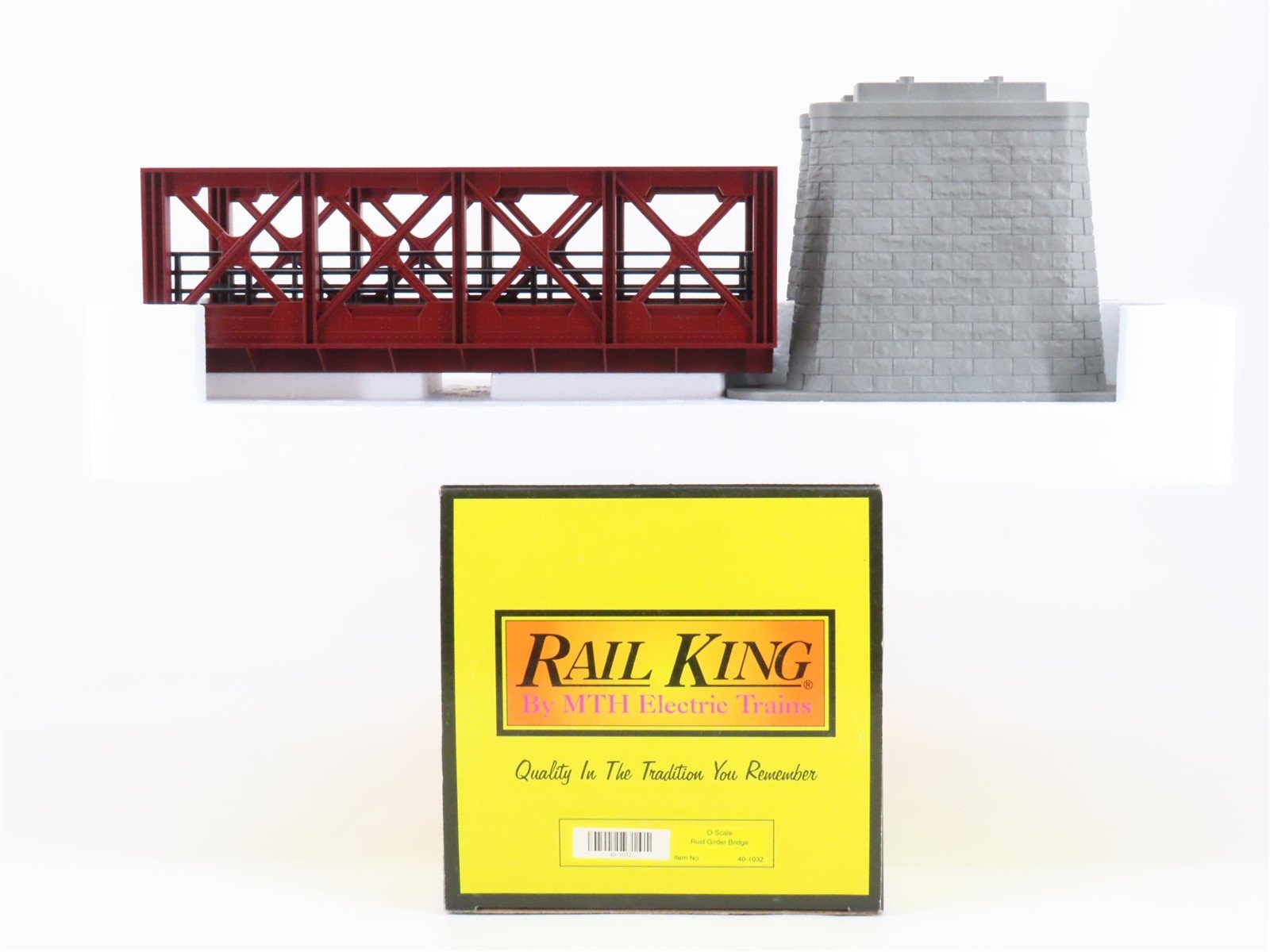 O 1/48 Scale MTH RailKing 40-1032 Rust Girder Bridge