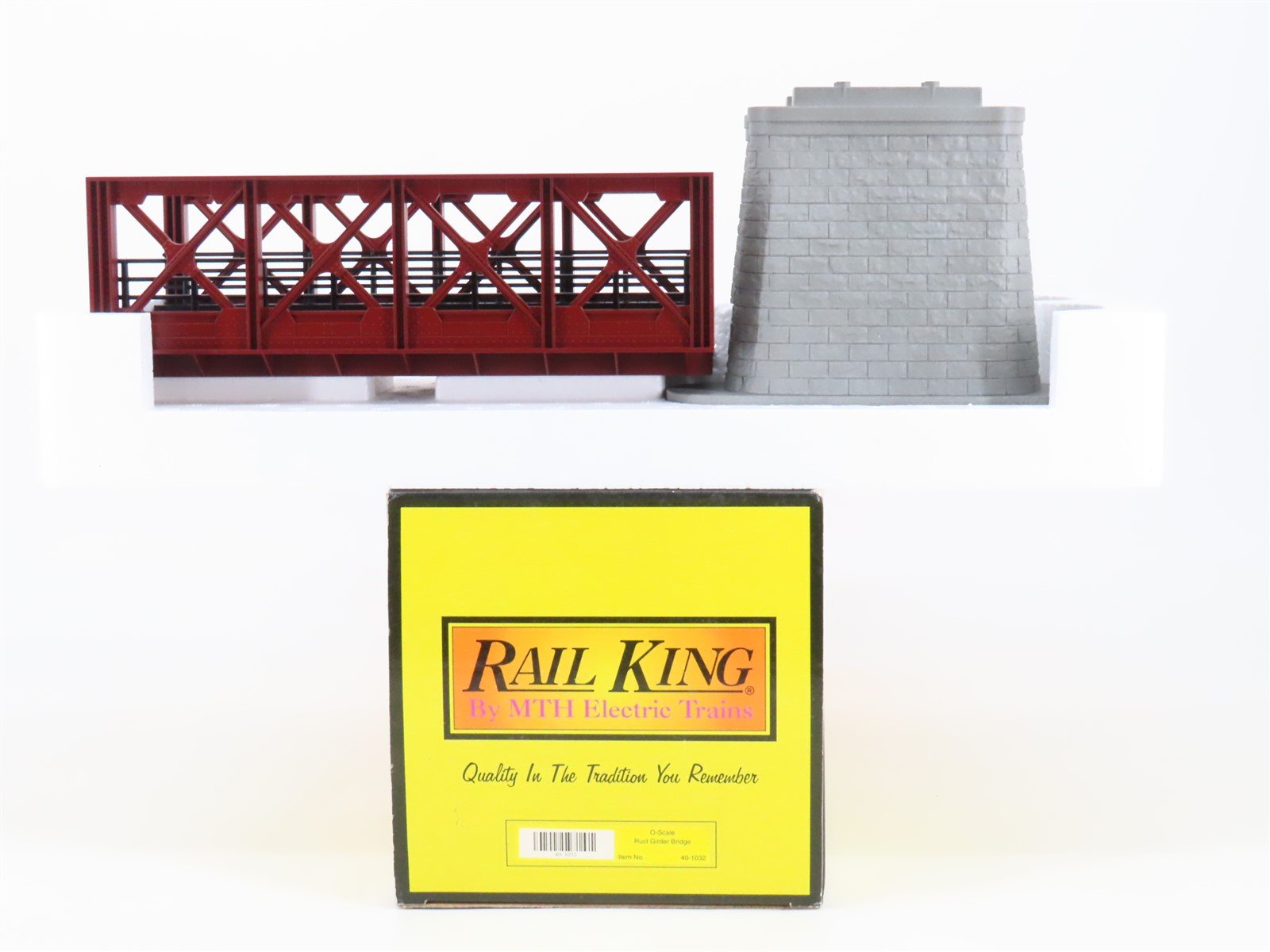 O 1/48 Scale MTH RailKing 40-1032 Rust Girder Bridge
