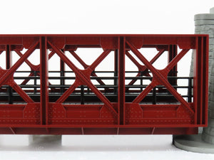 O 1/48 Scale MTH RailKing 40-1032 Rust Girder Bridge