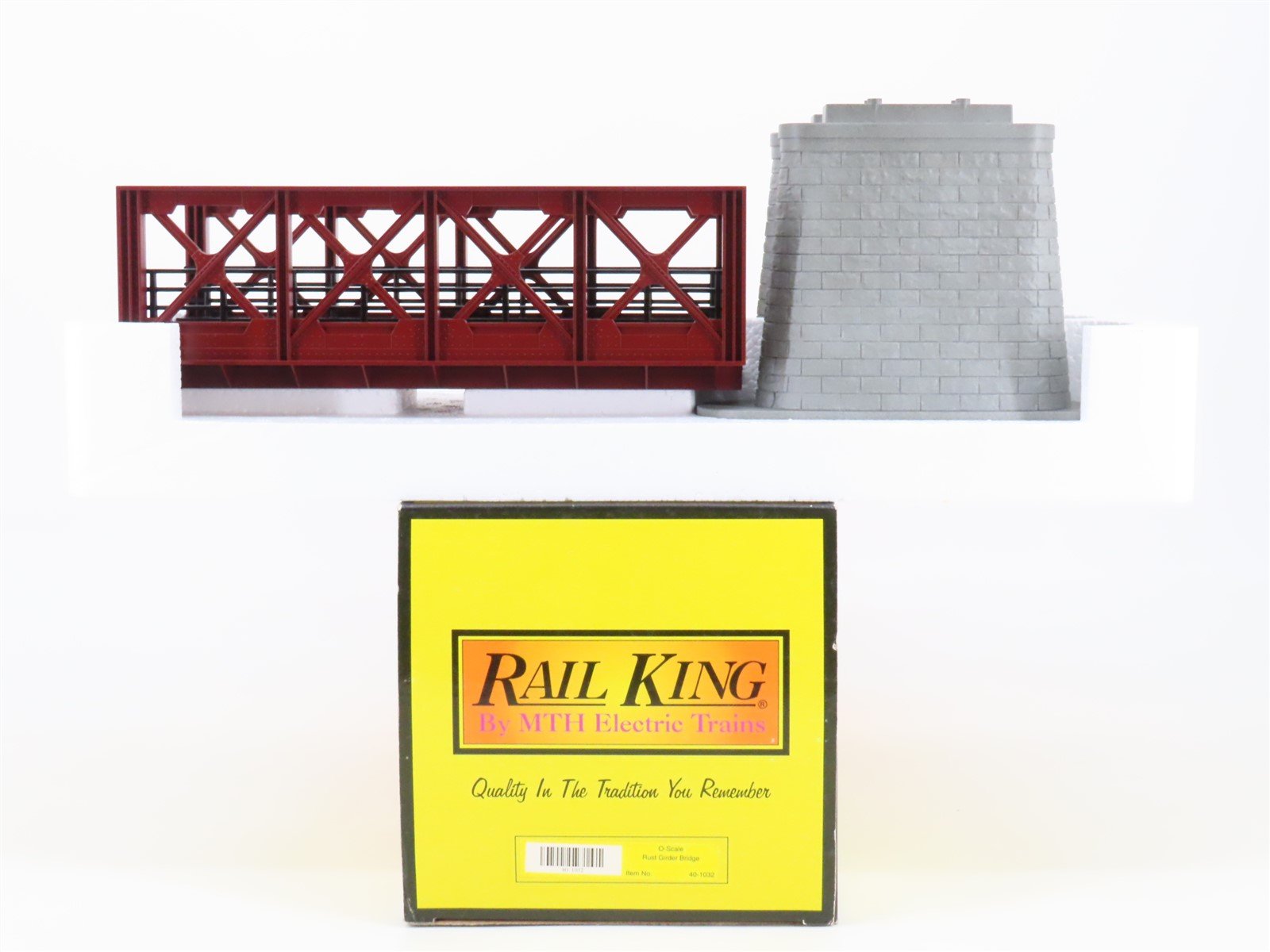 O 1/48 Scale MTH RailKing 40-1032 Rust Girder Bridge