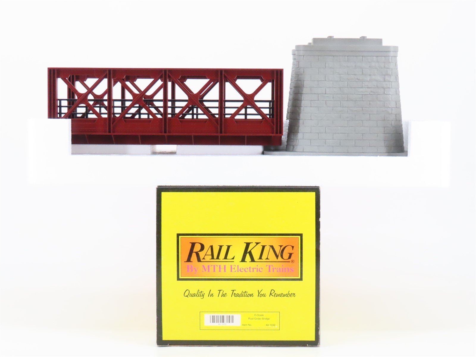 O 1/48 Scale MTH RailKing 40-1032 Rust Girder Bridge
