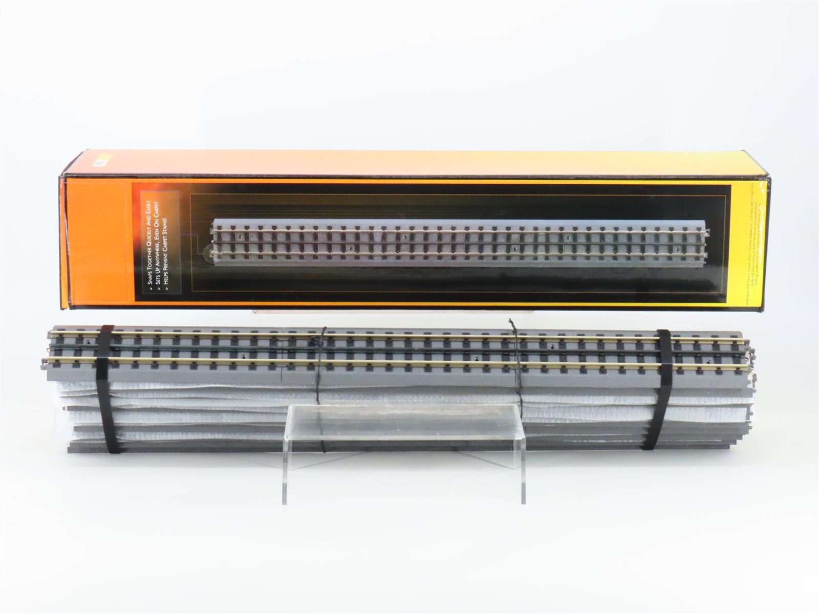 O Gauge 3-Rail MTH RailKing 40-1019 RealTrax 30" Straight Track 10-Pack