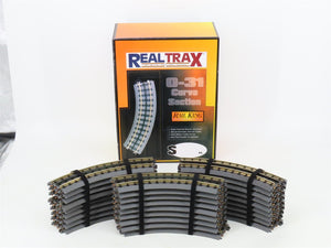 O Gauge 3-Rail MTH RailKing 40-1002 RealTrax O-31 Curved Track 27-Pack