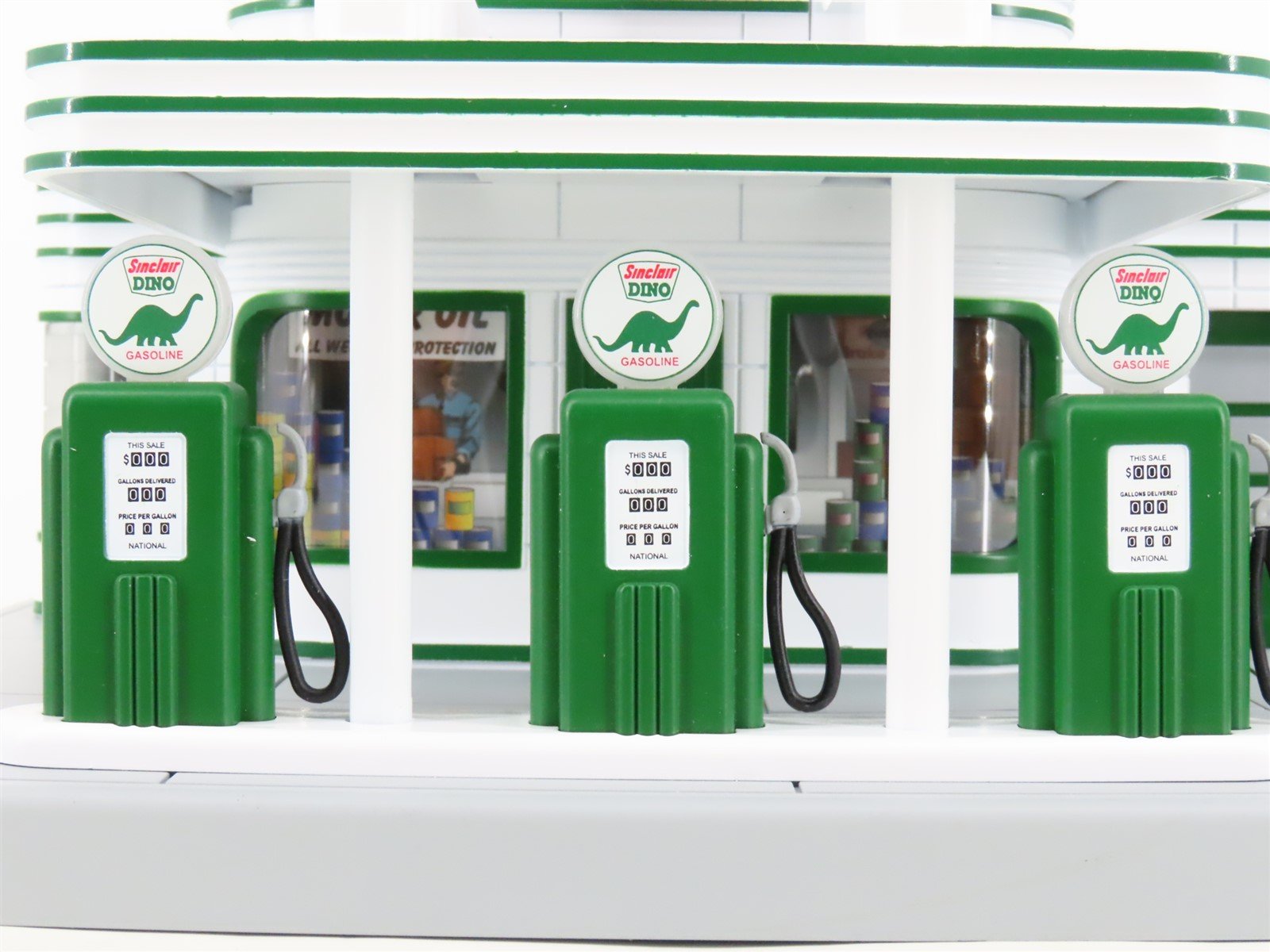 O Scale MTH Rail King 30-9101 Sinclair Operating Gas Station