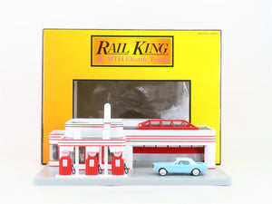 O Scale MTH Rail King 30-9106 ESSO Operating Gas Station