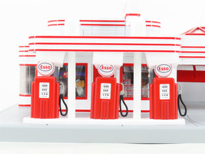 O Scale MTH Rail King 30-9106 ESSO Operating Gas Station